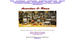 Desktop Screenshot of accordion-o-rama.com